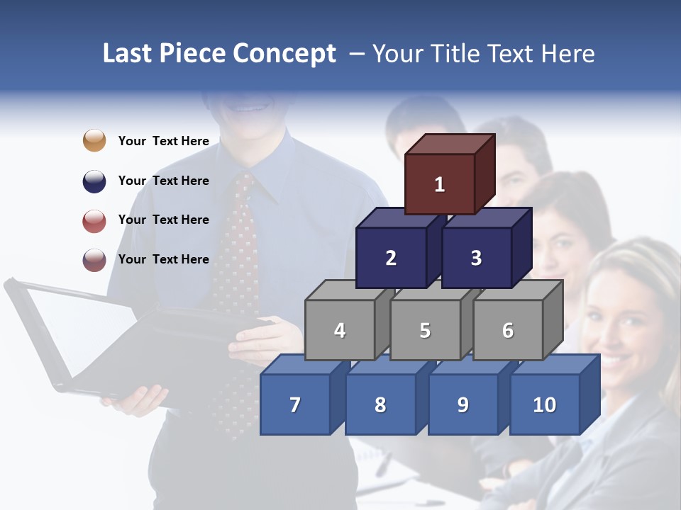 Folder Person Background PowerPoint Template