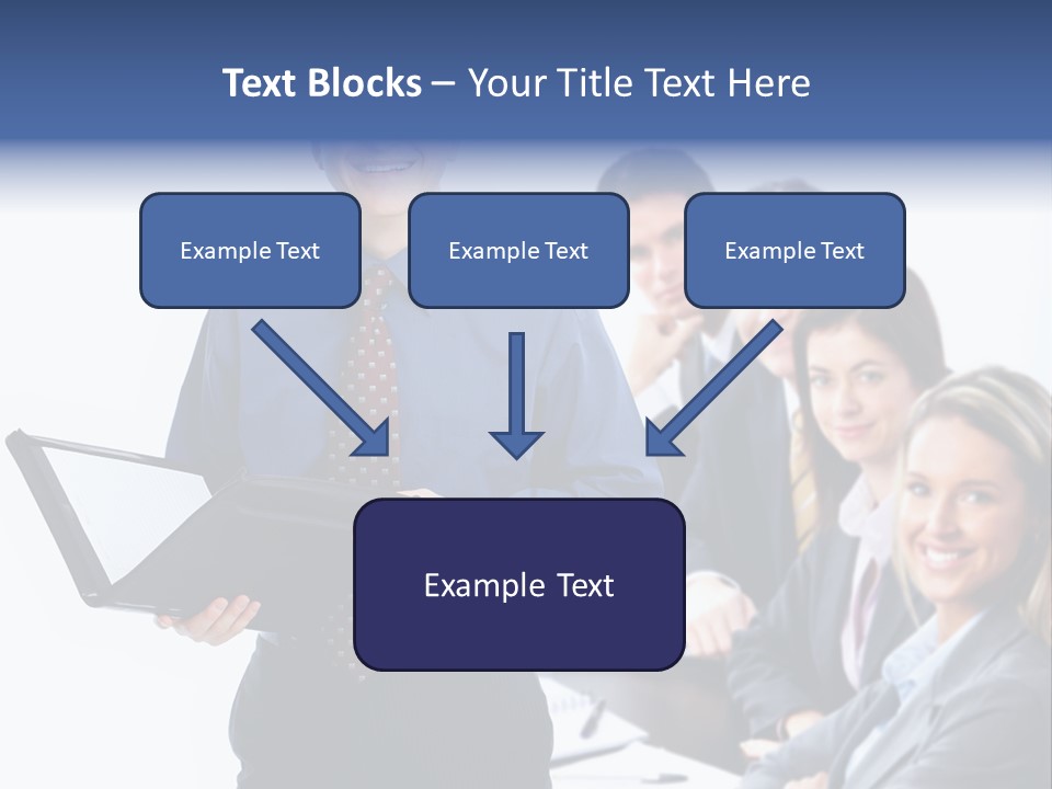 Folder Person Background PowerPoint Template