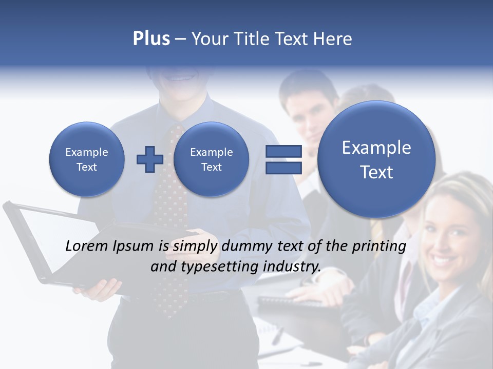 Folder Person Background PowerPoint Template