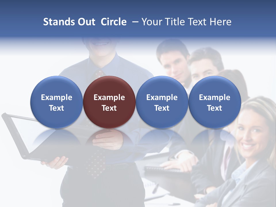 Folder Person Background PowerPoint Template