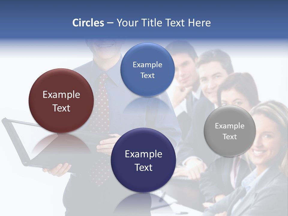 Folder Person Background PowerPoint Template