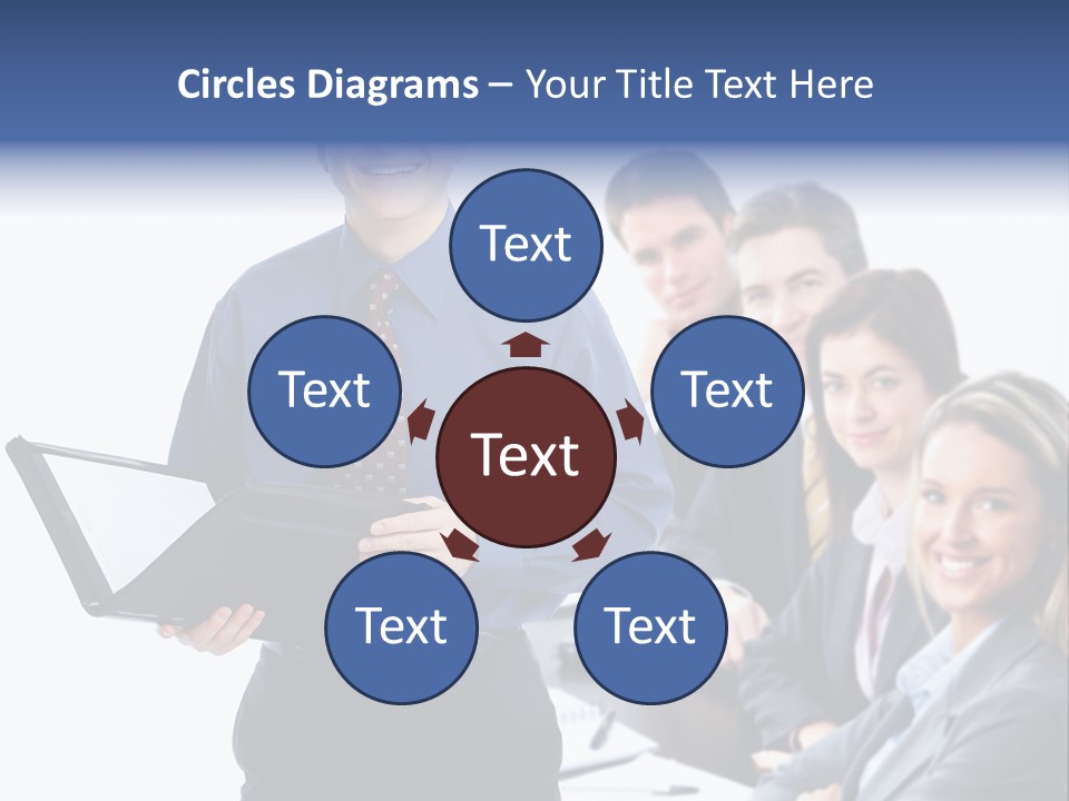Folder Person Background PowerPoint Template
