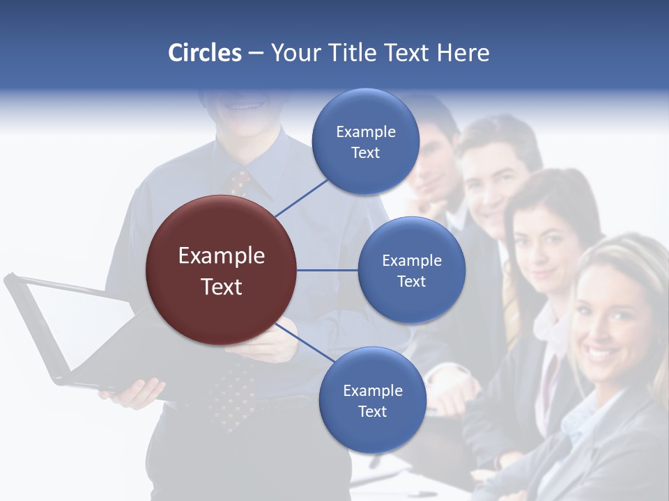 Folder Person Background PowerPoint Template