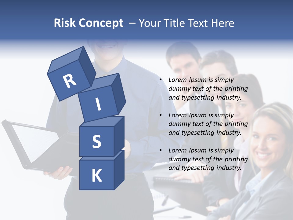 Folder Person Background PowerPoint Template