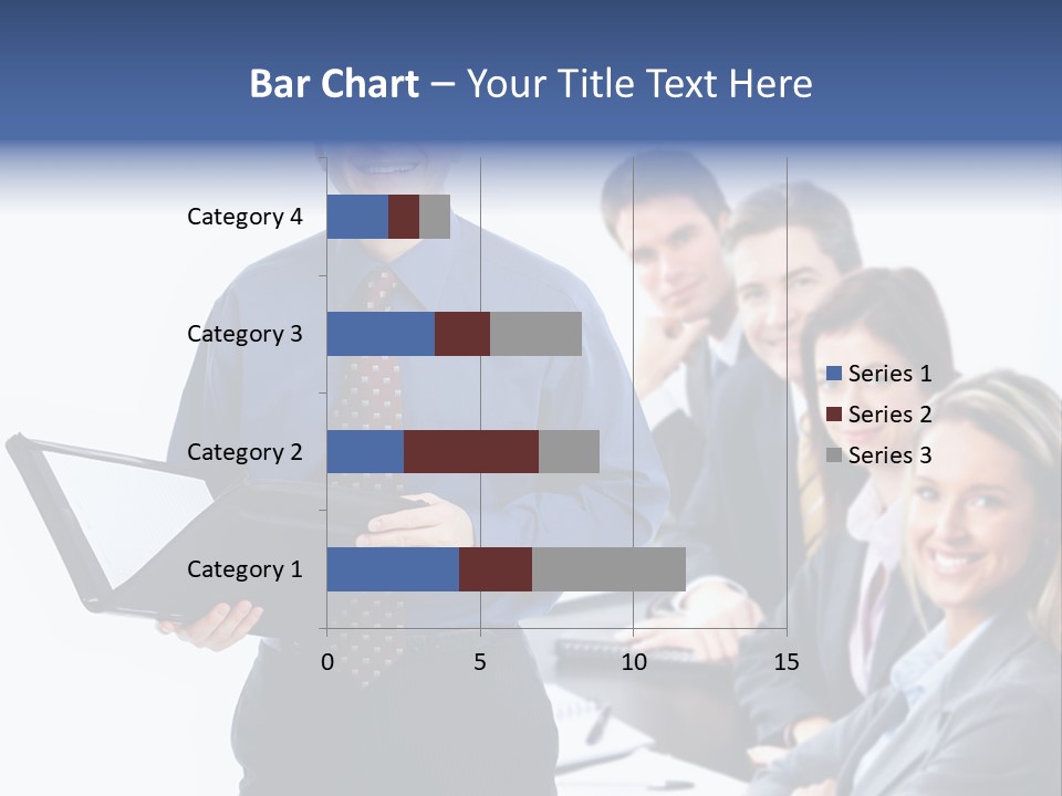 Folder Person Background PowerPoint Template