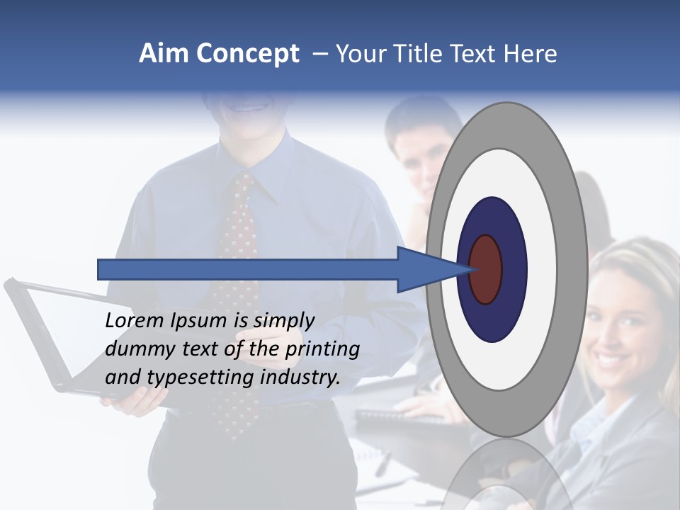Folder Person Background PowerPoint Template