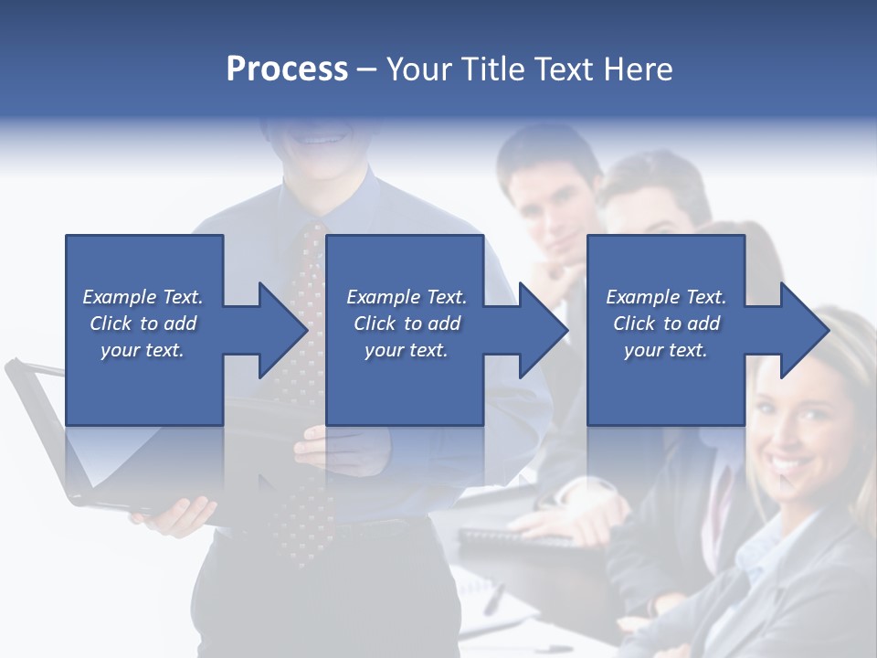 Folder Person Background PowerPoint Template