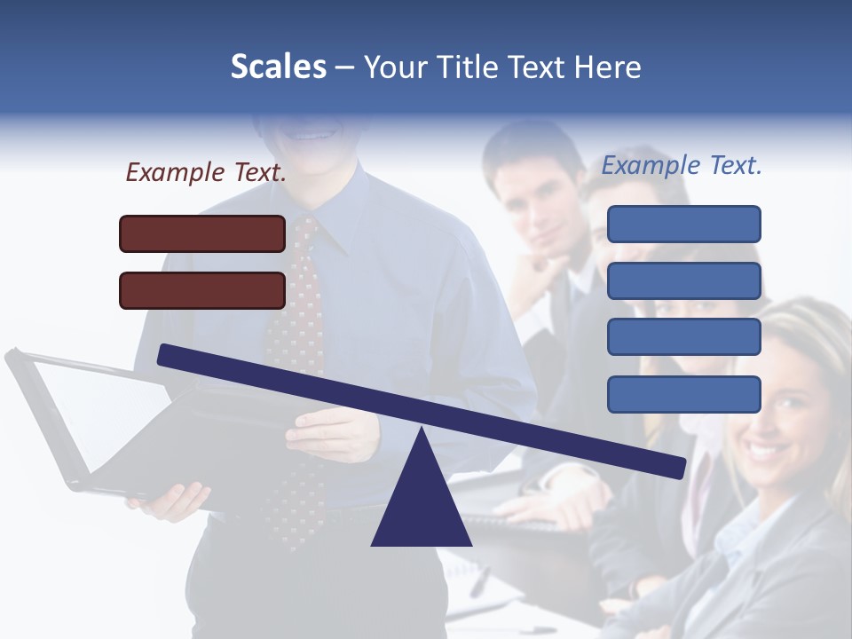 Folder Person Background PowerPoint Template