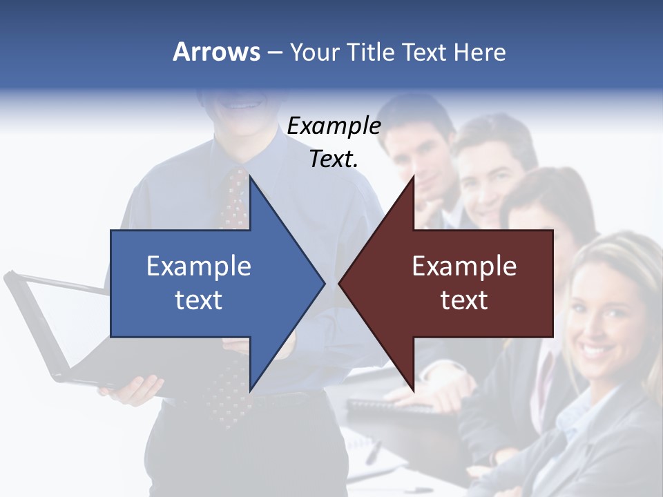 Folder Person Background PowerPoint Template
