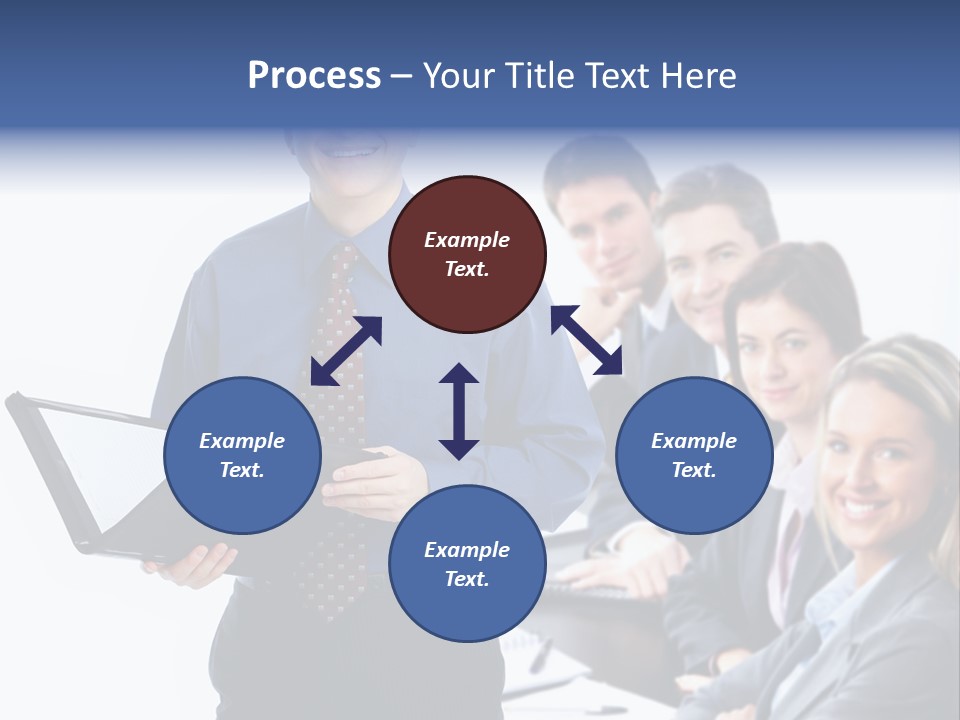 Folder Person Background PowerPoint Template