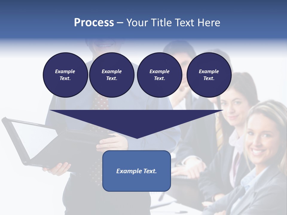 Folder Person Background PowerPoint Template