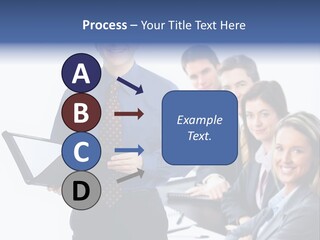 Folder Person Background PowerPoint Template