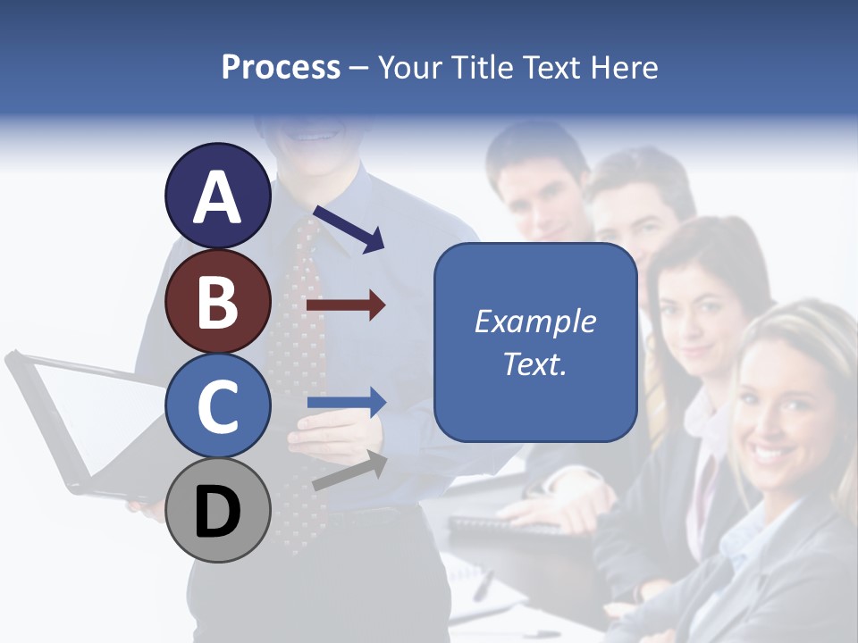 Folder Person Background PowerPoint Template