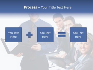 Folder Person Background PowerPoint Template