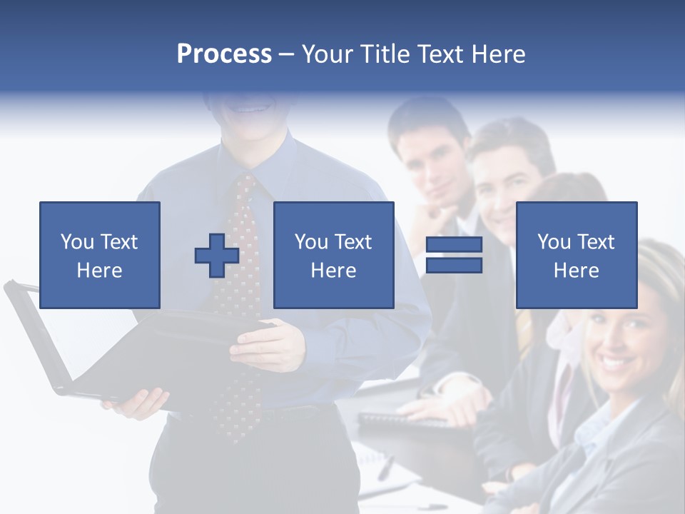 Folder Person Background PowerPoint Template