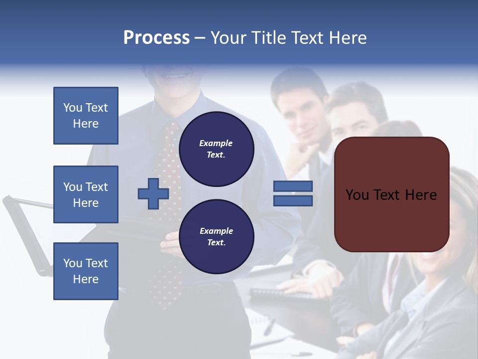 Folder Person Background PowerPoint Template
