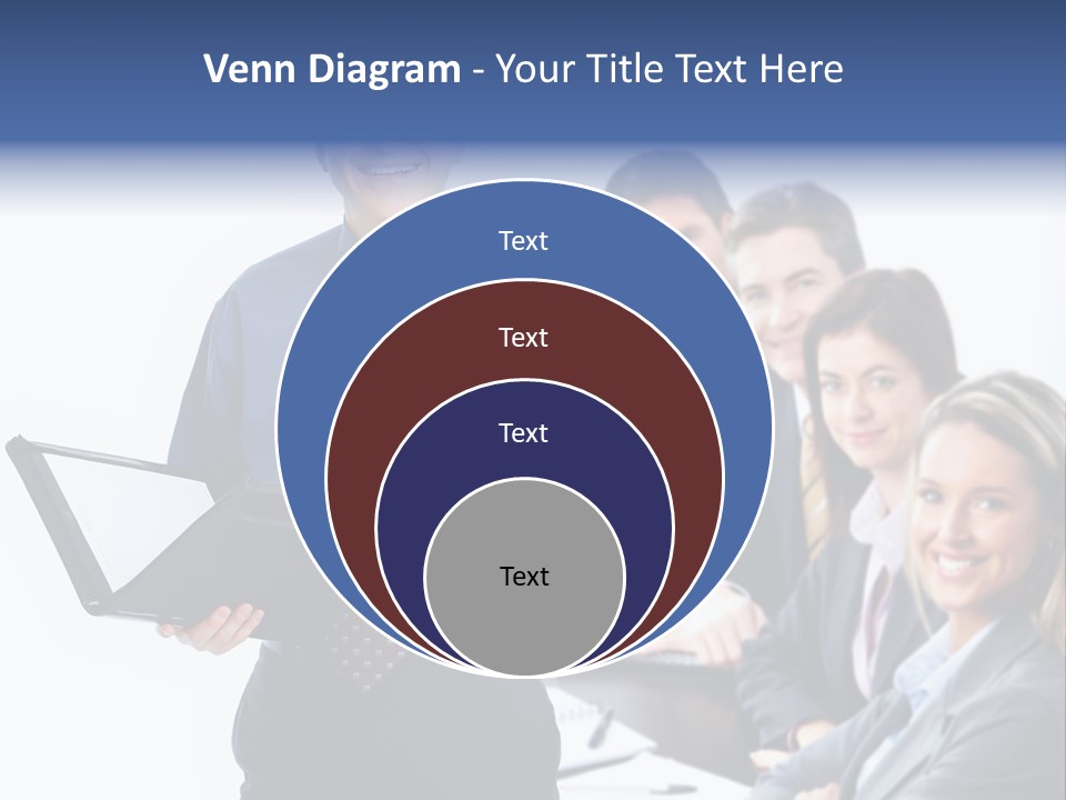 Folder Person Background PowerPoint Template