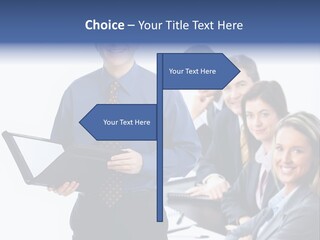Folder Person Background PowerPoint Template