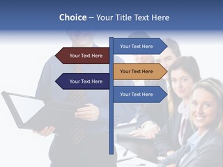 Folder Person Background PowerPoint Template