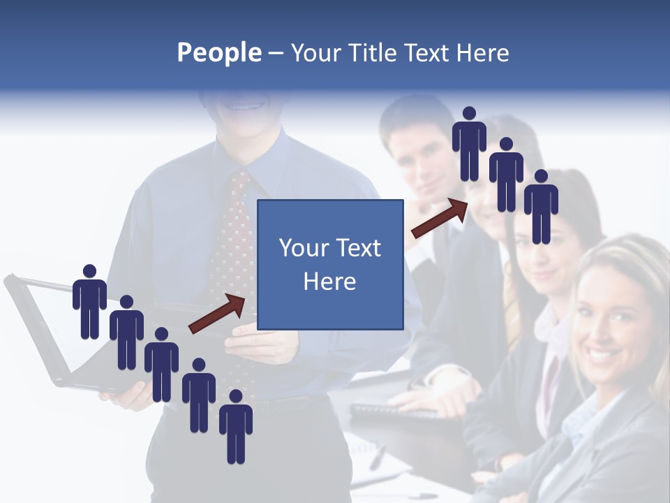 Folder Person Background PowerPoint Template