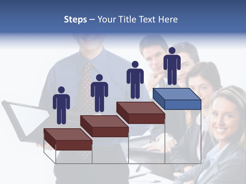 Folder Person Background PowerPoint Template