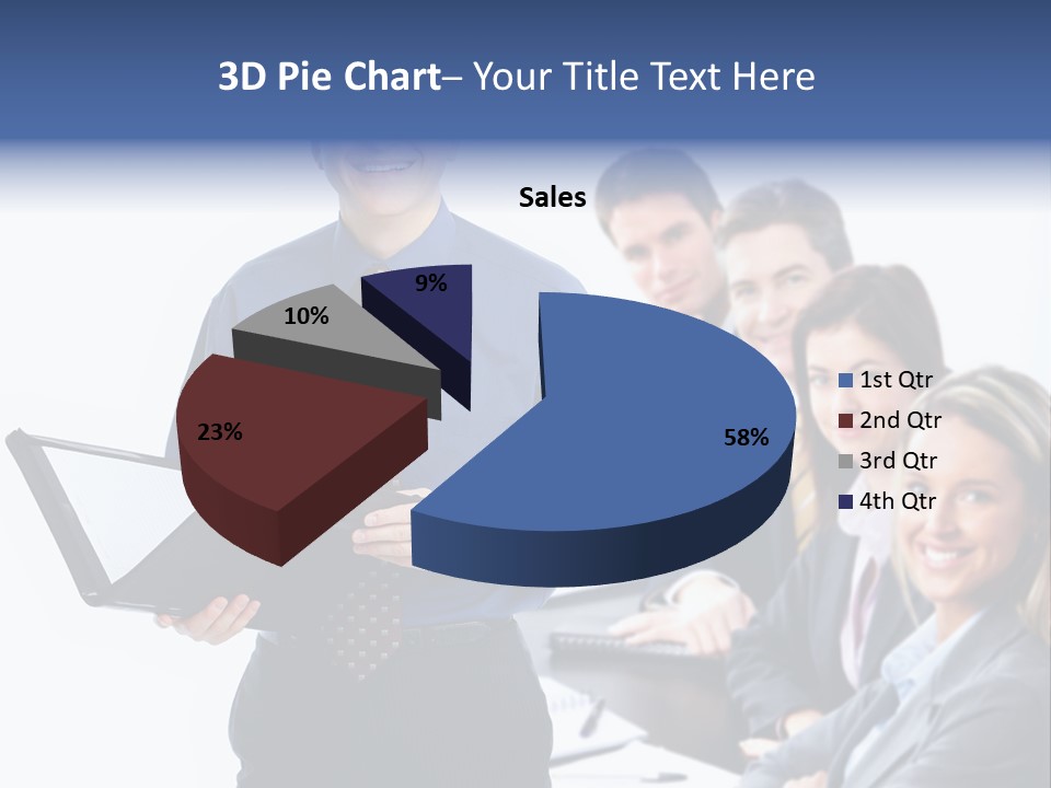 Folder Person Background PowerPoint Template