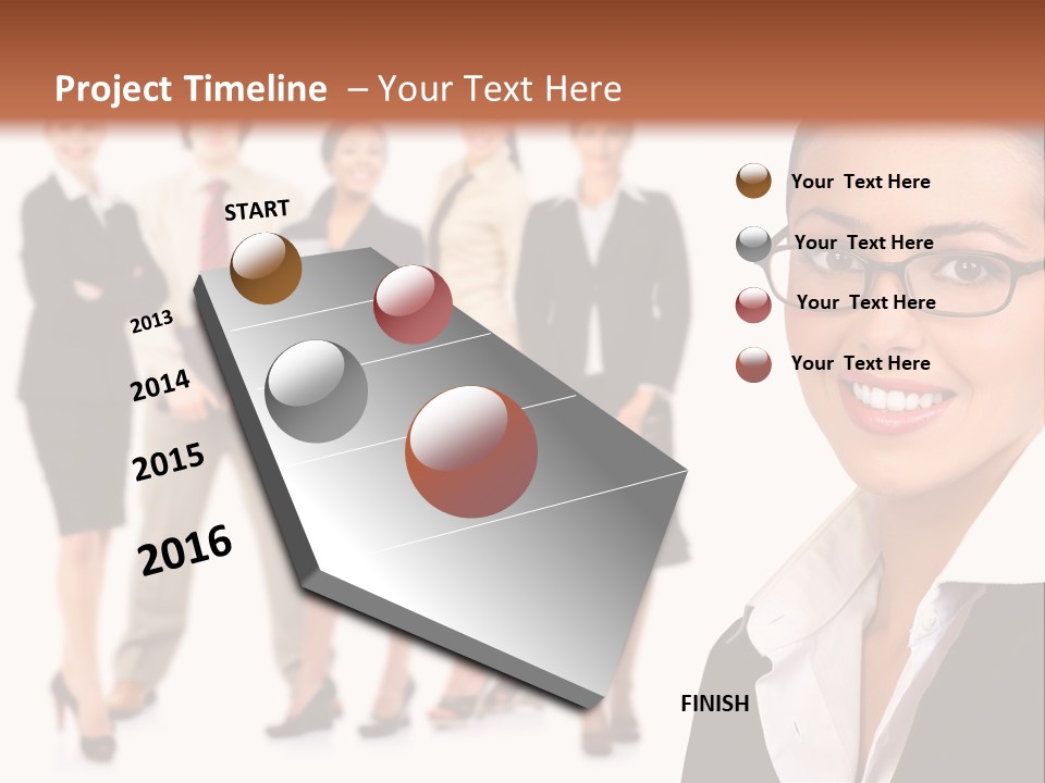 Bookkeeper Corporate Educated PowerPoint Template