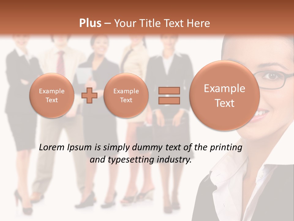 Bookkeeper Corporate Educated PowerPoint Template
