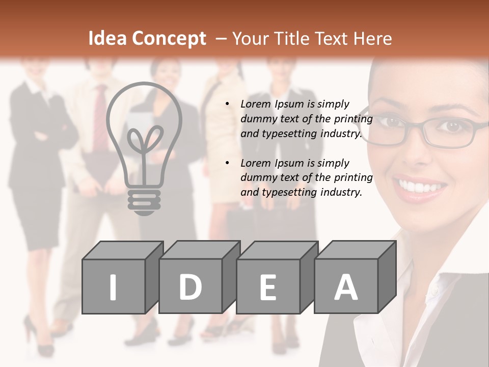 Bookkeeper Corporate Educated PowerPoint Template