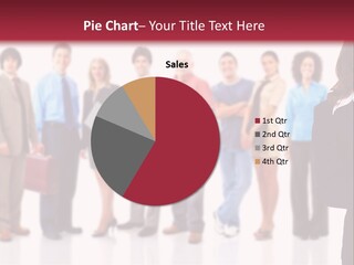 Employee Isolate Business PowerPoint Template