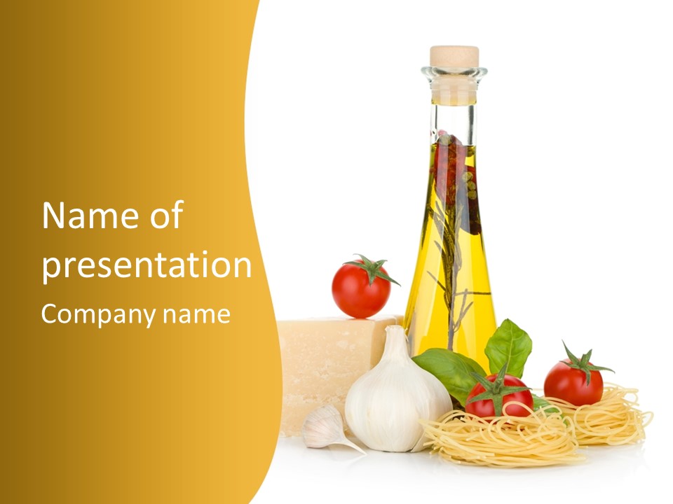 Leaf Tomato Meal PowerPoint Template