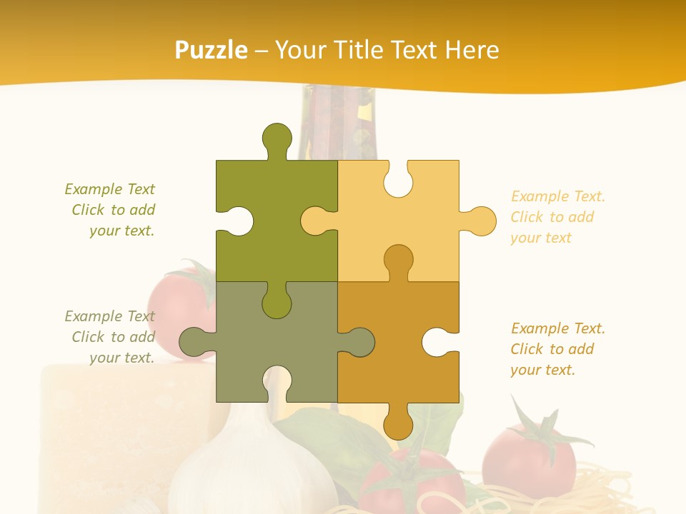 Leaf Tomato Meal PowerPoint Template