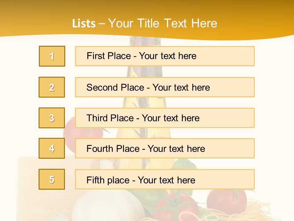Leaf Tomato Meal PowerPoint Template