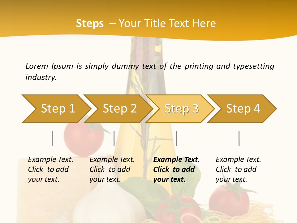 Leaf Tomato Meal PowerPoint Template