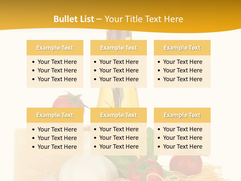 Leaf Tomato Meal PowerPoint Template
