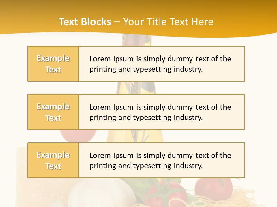 Leaf Tomato Meal PowerPoint Template