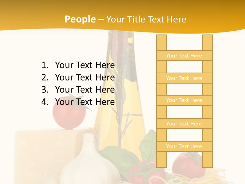 Leaf Tomato Meal PowerPoint Template