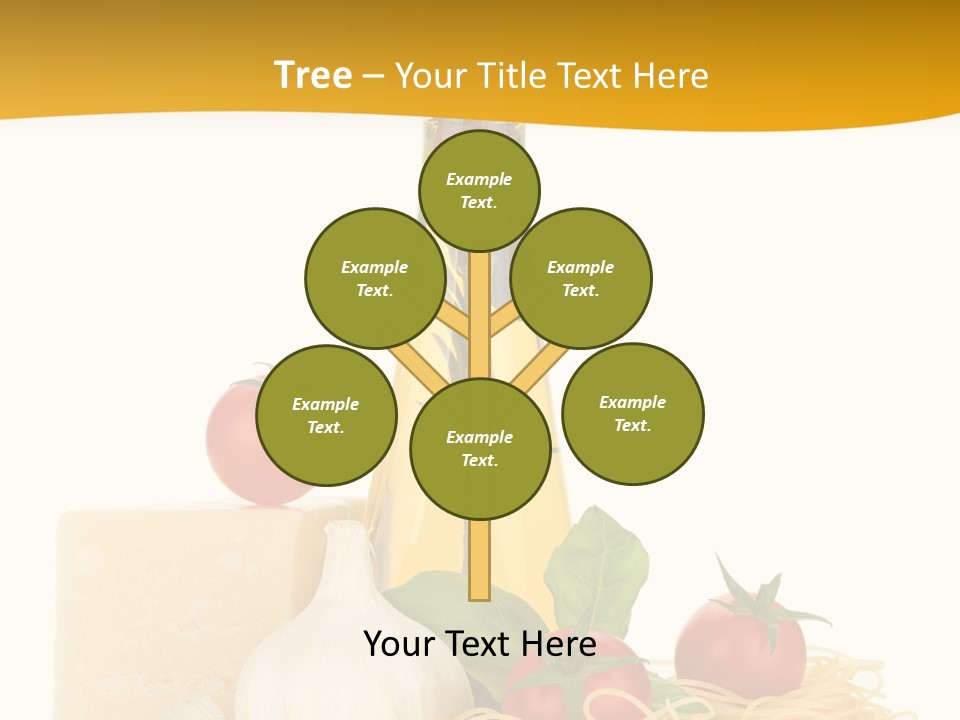 Leaf Tomato Meal PowerPoint Template