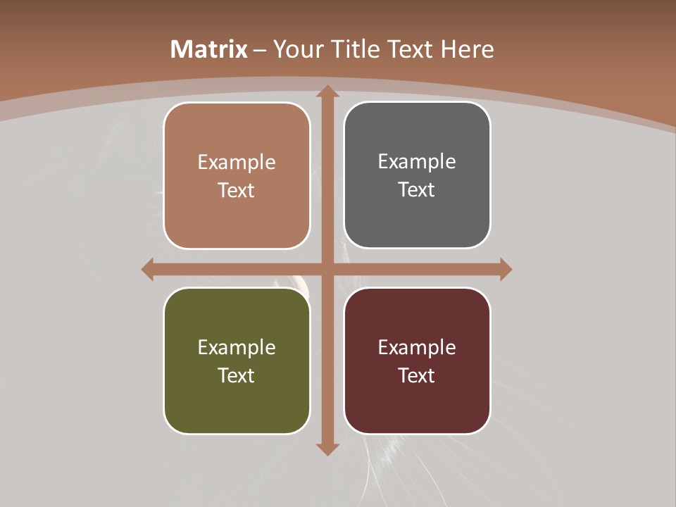 Adorable Yellow Furry PowerPoint Template