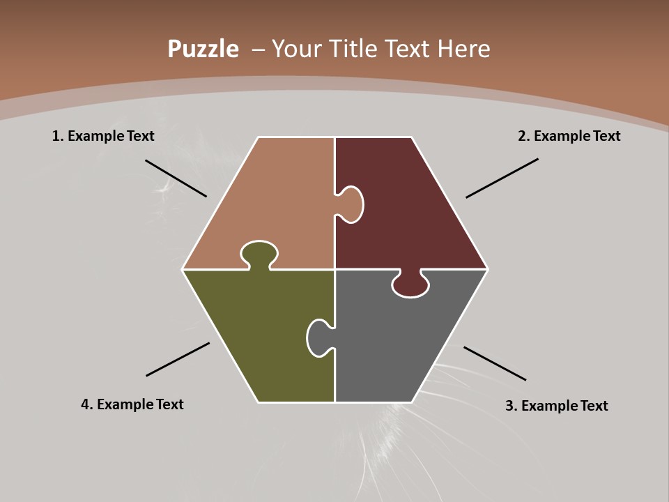 Adorable Yellow Furry PowerPoint Template