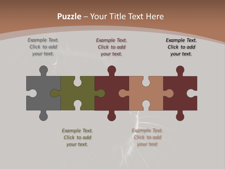 Adorable Yellow Furry PowerPoint Template