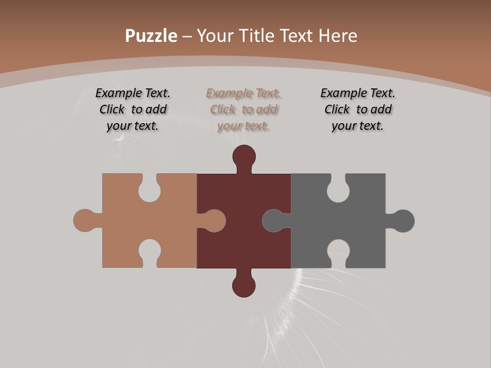 Adorable Yellow Furry PowerPoint Template