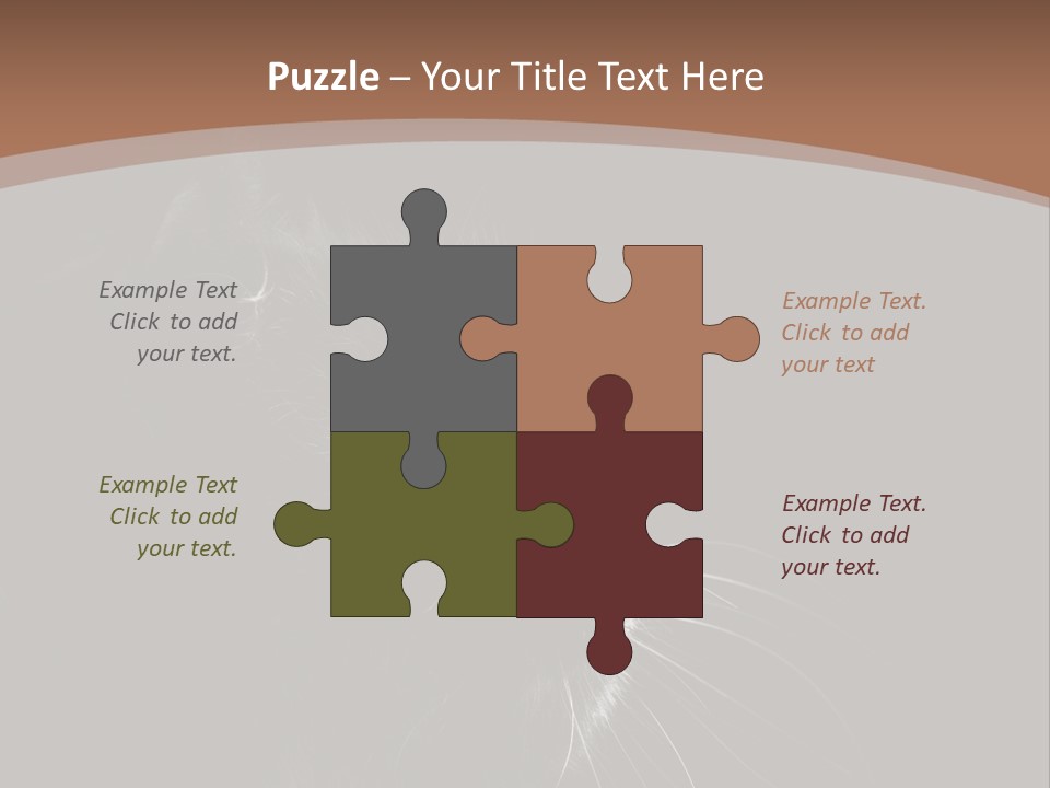 Adorable Yellow Furry PowerPoint Template