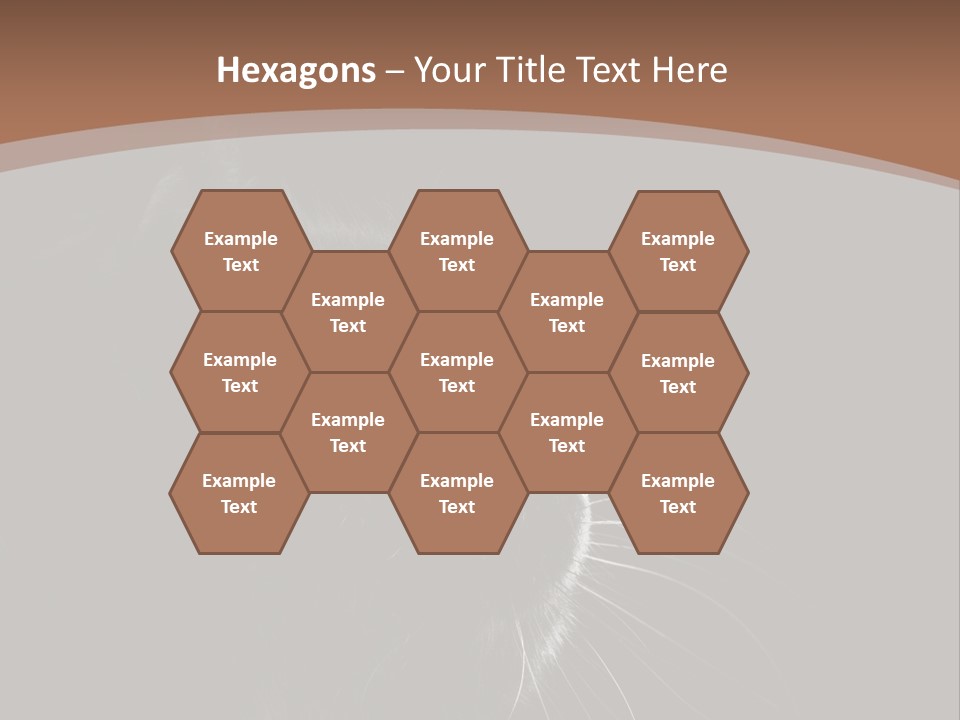 Adorable Yellow Furry PowerPoint Template