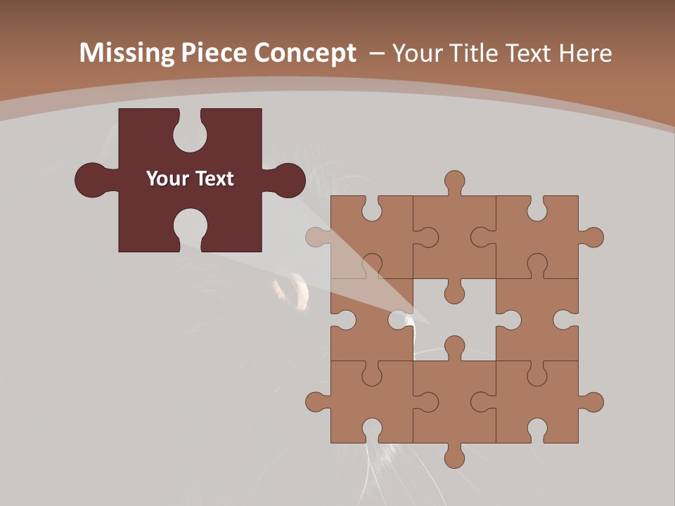 Adorable Yellow Furry PowerPoint Template