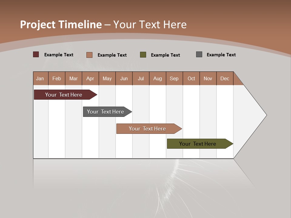 Adorable Yellow Furry PowerPoint Template