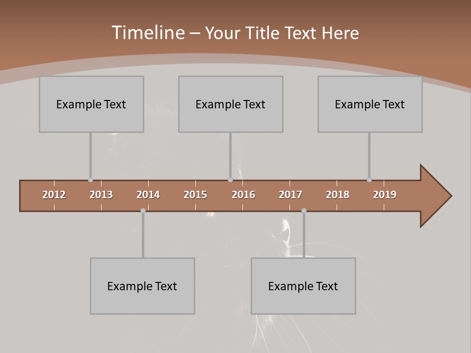 Adorable Yellow Furry PowerPoint Template