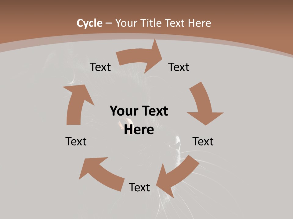 Adorable Yellow Furry PowerPoint Template