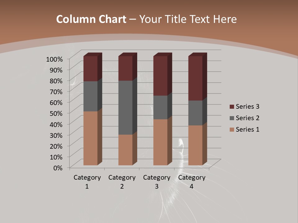 Adorable Yellow Furry PowerPoint Template