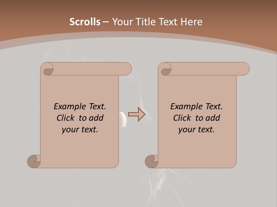 Adorable Yellow Furry PowerPoint Template